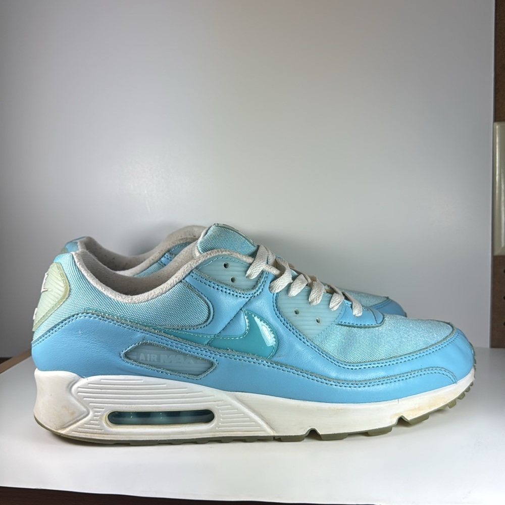 Nike Air Max 90 Ocean Bliss Blue Chill Men’s Size 13 Sneakers - Picture 2 of 12